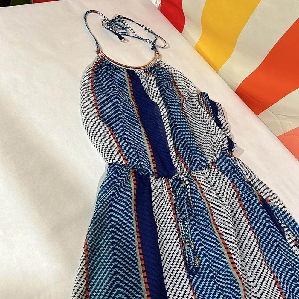 Summer halter neck tie dress-XS